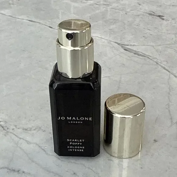 JO MALONE Scarlet Poppy Cologne Intense Spray 0.3 oz / 9 ml Mini Bottle NEW - Picture 3 of 4